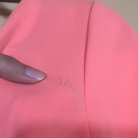 Everly Dress Womens Small Coral Mini Front Tie Short Sleeves V‎ Neck - Picture 5 of 11